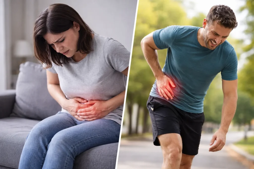 Тазовая боль при сидении и ходьбе у мужчин и женщин