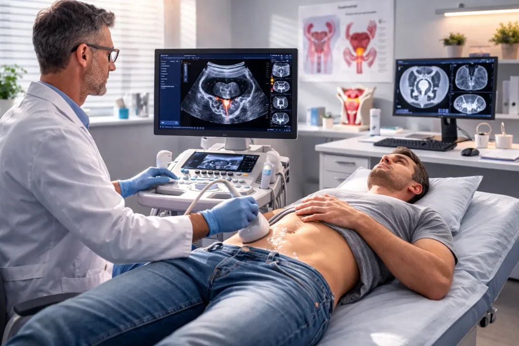 узи органов малого таза у мужчины врач проводит диагностику тазовой боли