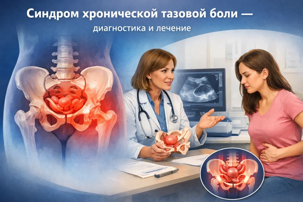 синдром хронической тазовой боли диагностика и лечение у женщин и мужчин