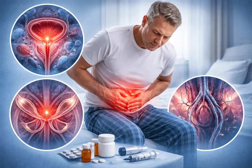 тазовая боль при простатите и синдроме хронической тазовой боли у мужчин