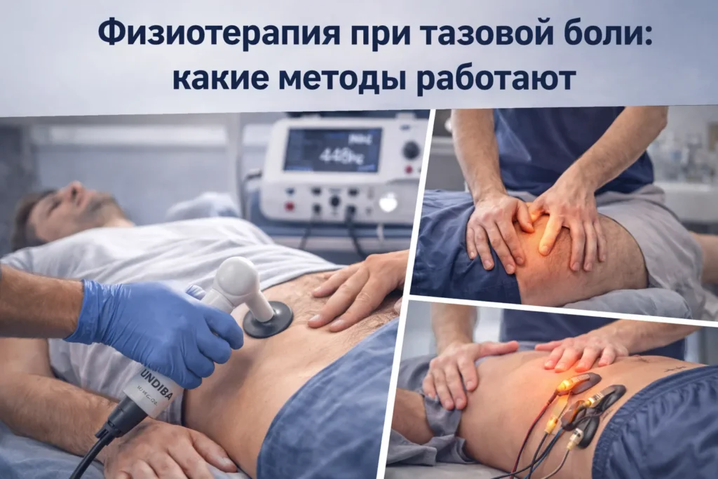 физиотерапия при тазовой боли у мужчин лечение indiba и восстановление мышц тазового дна